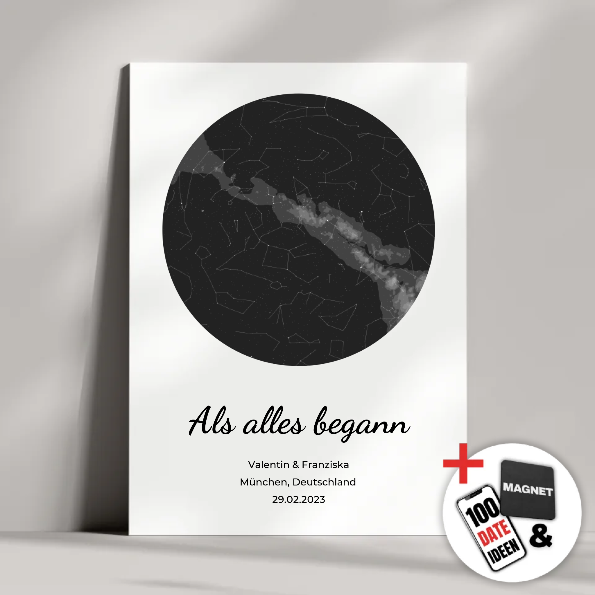 "Euer Sternbild" - Personalisiertes Metallposter | Bundle-Aktion