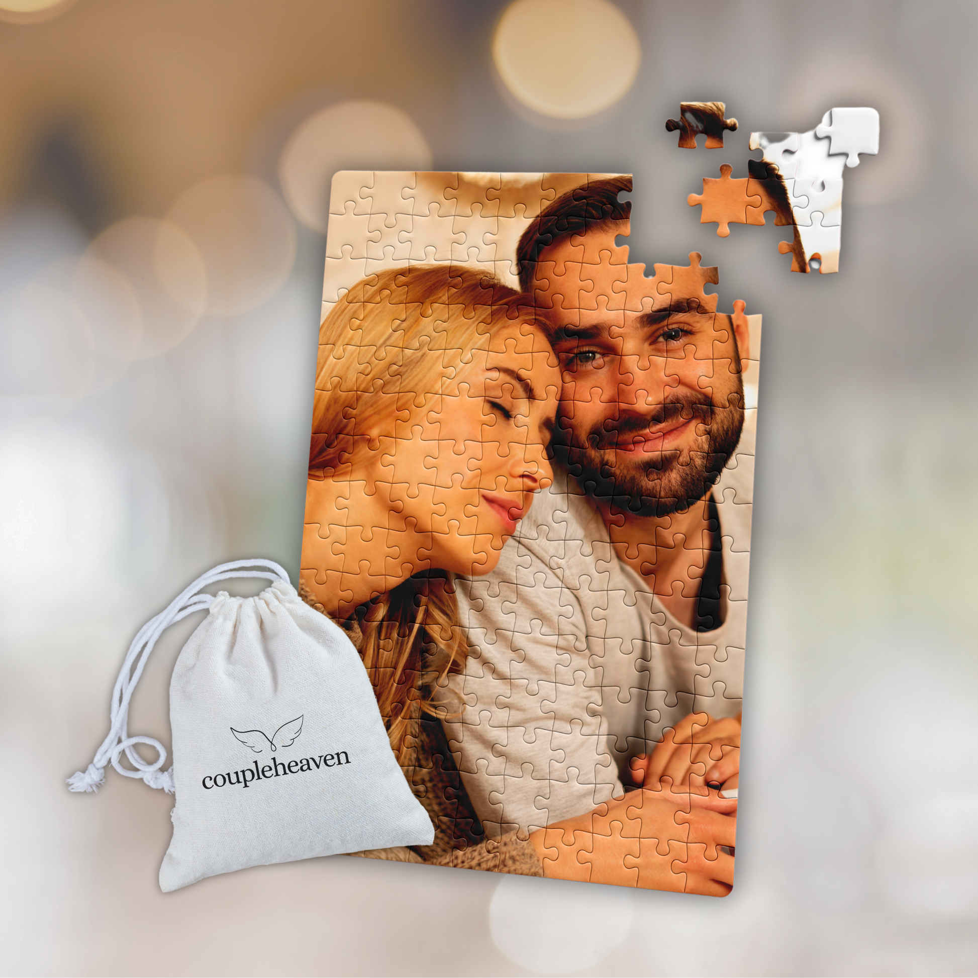 Euer Foto im Hochformat - Personalisiertes Puzzle - Coupleheaven